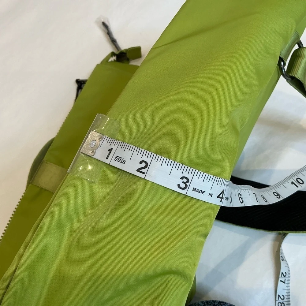 New Baggallini Skedaddle Laptop Backpack in Neon Green